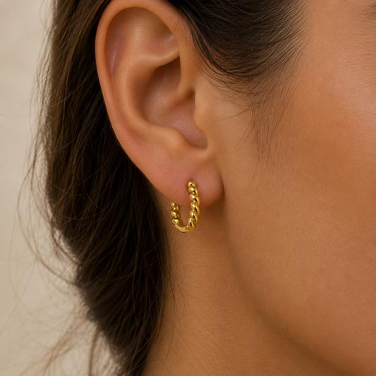 Gold Essential Gold Hoops