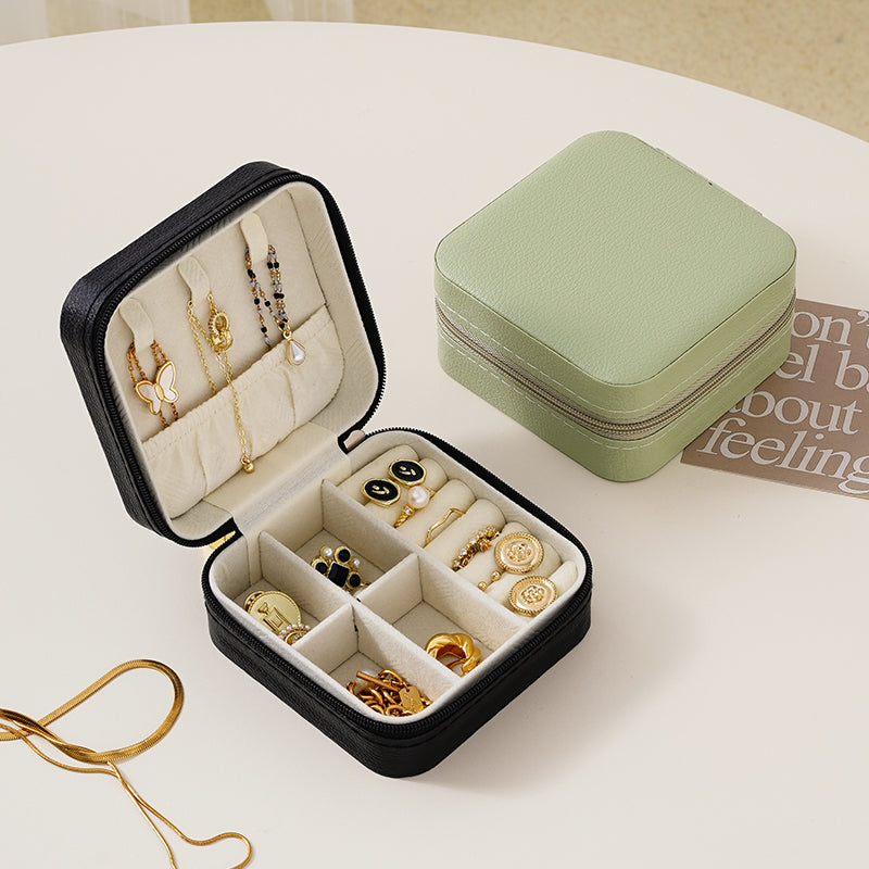 Custom Logo Mini Jewellery Box - Black