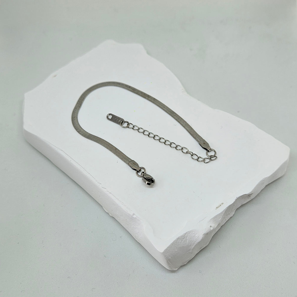 Silver chain bracelet photo